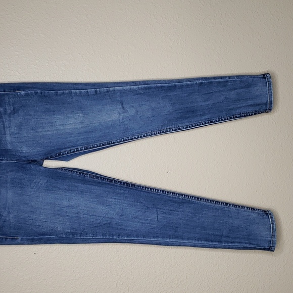 Seven7 Womens Tummyless Skinny Stretch High Rise Jeans Size 10 Comfort Dark Wash - Picture 3 of 16